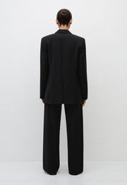Relaxed Tailored Blazer - Black - Matteau